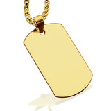 Stainless Steel Dog Tag Pendant