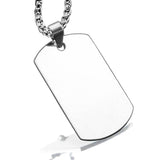 Stainless Steel Dog Tag Pendant