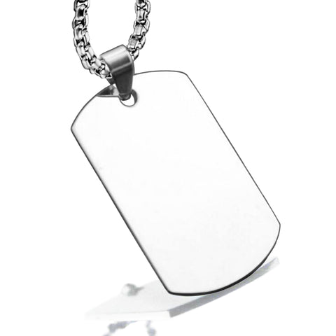 Stainless Steel Dog Tag Pendant