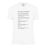 How to Bullsh*t Men's Short Sleeve Graphic Tee - Comfort Zone Studios