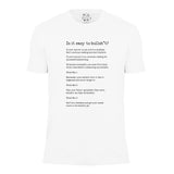 How to Bullsh*t Men's Short Sleeve Graphic Tee - Comfort Zone Studios