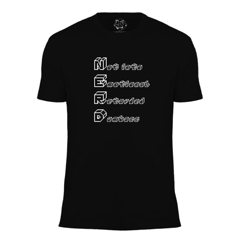 Netr T Shirt N.E.R.D. Graphic Print Tee Men's Short Sleeve Cotton T-Shirt