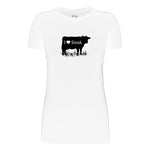 I &lt;3 Steak Women's Short Sleeve Graphic Tee - Comfort Zone Studios