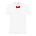 Red Bow Tie Men's Short Sleeve Graphic Tee - Comfort Zone Studios