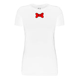 Red Bow Tie Women's Short Sleeve Graphic Tee - Comfort Zone Studios