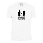 Party Hard Men's Short Sleeve Graphic Tee - Comfort Zone Studios