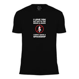 I Love You but Not to the Moon Men's Short Sleeve Graphic Tee - Comfort Zone Studios
