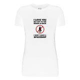 I Love You but Not to the Moon Women's Short Sleeve Graphic Tee - Comfort Zone Studios