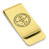 Stainless Steel Seal of Archangel Gabriel Classic Slim Money Clip