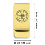 Stainless Steel Seal of Archangel Gabriel Classic Slim Money Clip