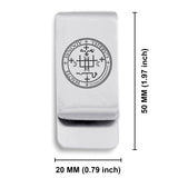 Stainless Steel Seal of Archangel Gabriel Classic Slim Money Clip