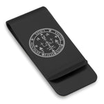 Stainless Steel Seal of Archangel Uriel Classic Slim Money Clip