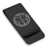 Stainless Steel Seal of Archangel Uriel Classic Slim Money Clip