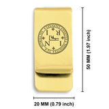 Stainless Steel Seal of Archangel Thavael Classic Slim Money Clip