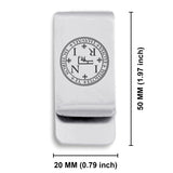 Stainless Steel Seal of Archangel Thavael Classic Slim Money Clip