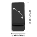 Stainless Steel Aries (Ram) Astrology Constellations Classic Slim Money Clip