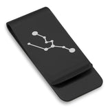 Stainless Steel Taurus (Bull) Astrology Constellations Classic Slim Money Clip