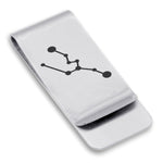 Stainless Steel Taurus (Bull) Astrology Constellations Classic Slim Money Clip
