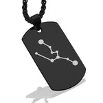 Stainless Steel Taurus (Bull) Astrology Constellations Dog Tag Pendant - Comfort Zone Studios