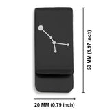 Stainless Steel Cancer (Crab) Astrology Constellations Classic Slim Money Clip