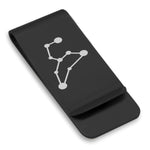 Stainless Steel Leo (Lion) Astrology Constellations Classic Slim Money Clip