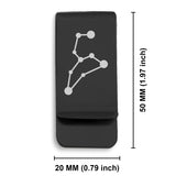 Stainless Steel Leo (Lion) Astrology Constellations Classic Slim Money Clip