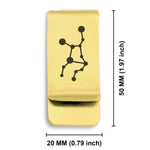 Stainless Steel Virgo (Maiden) Astrology Constellations Classic Slim Money Clip