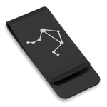 Stainless Steel Libra (Scales) Astrology Constellations Classic Slim Money Clip