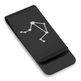Stainless Steel Libra (Scales) Astrology Constellations Classic Slim Money Clip