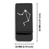 Stainless Steel Libra (Scales) Astrology Constellations Classic Slim Money Clip