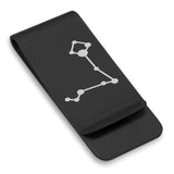 Stainless Steel Pisces (Two Fishes) Astrology Constellations Classic Slim Money Clip