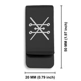 Stainless Steel Copper Alchemical Symbol Classic Slim Money Clip