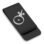 Stainless Steel Gold Alchemical Symbol Classic Slim Money Clip