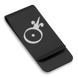 Stainless Steel Gold Alchemical Symbol Classic Slim Money Clip