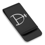 Stainless Steel Magnesium Alchemical Symbol Classic Slim Money Clip