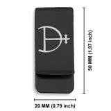 Stainless Steel Magnesium Alchemical Symbol Classic Slim Money Clip