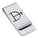 Stainless Steel Magnesium Alchemical Symbol Classic Slim Money Clip