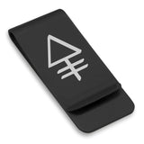 Stainless Steel Phosphorus Alchemical Symbol Classic Slim Money Clip