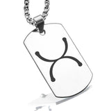 Stainless Steel Tin Alchemical Symbol Dog Tag Pendant - Comfort Zone Studios