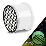 Glow in the Dark Soft Silicone Cluster Infinite Stars Saddle Ear Plugs, Pair - Comfort Zone Studios