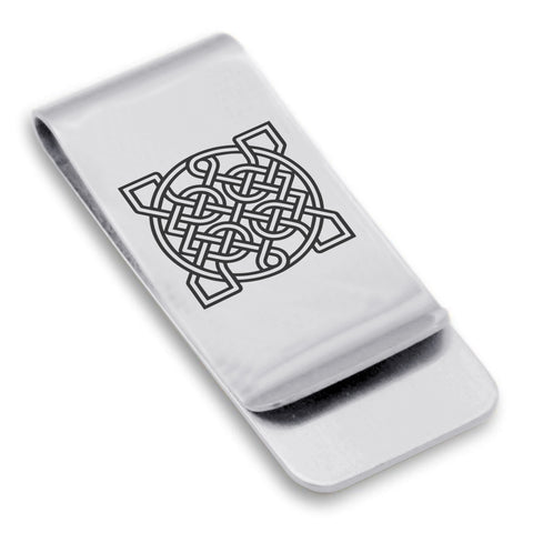 Stainless Steel Celtic Sailor's Knot Classic Slim Money Clip