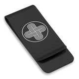 Stainless Steel Celtic Solomon's Knot Classic Slim Money Clip