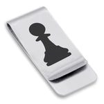 Stainless Steel Pawn Chess Piece Classic Slim Money Clip