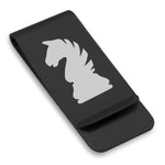 Stainless Steel Knight Chess Piece Classic Slim Money Clip