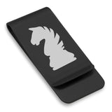 Stainless Steel Knight Chess Piece Classic Slim Money Clip
