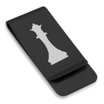 Stainless Steel Queen Chess Piece Classic Slim Money Clip