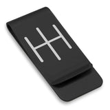 Stainless Steel Religious IH Monogram Classic Slim Money Clip