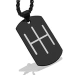 Stainless Steel Religious IH Monogram Dog Tag Pendant - Comfort Zone Studios