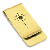 Stainless Steel Religious Star of Bethlehem Classic Slim Money Clip