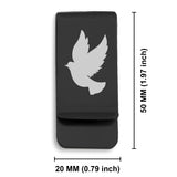 Stainless Steel Religious Dove Classic Slim Money Clip